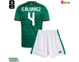 Mexico Edson Alvarez #4 Replika Babytøj Hjemmebanesæt Børn VM 2026 Kortærmet (+ Korte bukser)